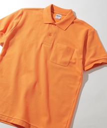 SETUP7（セットアップセブン）の「【Printstar】 5.8オンス ポケット付き T/C 半袖ポロシャツ polo-shirts 鹿の子 UVカット 00100（ポロシャツ）」