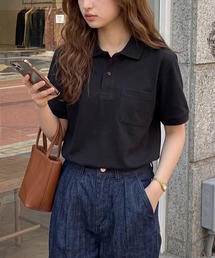 【Printstar】 5.8オンス ポケット付き T/C 半袖ポロシャツ polo-shirts 鹿の子 UVカット 00100