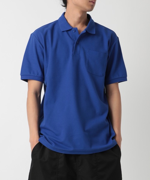 Printstar(プリントスター)の「【Printstar】 5.8オンス ポケット付き T/C 半袖ポロシャツ polo-shirts 鹿の子 UVカット 00100(ポロシャツ・レディース・ロイヤルブルー/ホワイト/ピンク/ネイビー/レッド/ブラック/ターコイズブルー/サックスブルー/オレンジ/イエロー/グレー・LL/M/S/L)」の16枚目の写真