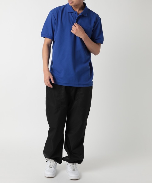 Printstar(プリントスター)の「【Printstar】 5.8オンス ポケット付き T/C 半袖ポロシャツ polo-shirts 鹿の子 UVカット 00100(ポロシャツ・レディース・ロイヤルブルー/ホワイト/ピンク/ネイビー/レッド/ブラック/ターコイズブルー/サックスブルー/オレンジ/イエロー/グレー・LL/M/S/L)」の17枚目の写真