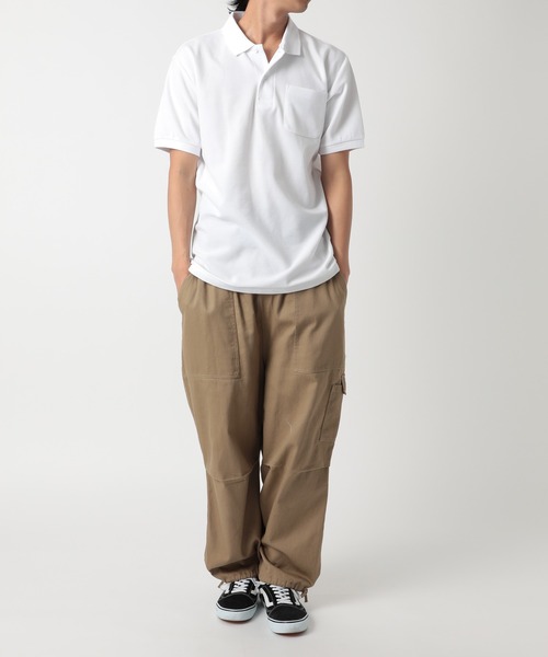 Printstar(プリントスター)の「【Printstar】 5.8オンス ポケット付き T/C 半袖ポロシャツ polo-shirts 鹿の子 UVカット 00100(ポロシャツ・レディース・ロイヤルブルー/ホワイト/ピンク/ネイビー/レッド/ブラック/ターコイズブルー/サックスブルー/オレンジ/イエロー/グレー・LL/M/S/L)」の13枚目の写真