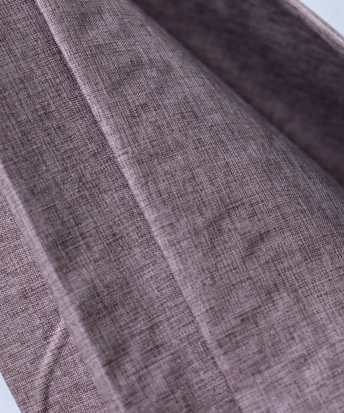 utatane（ウタタネ）の「折りたたみ日傘 完全遮光100％ 晴雨兼用 竹ハンドル シャンブレー（折りたたみ傘・レディース・スモークピンク/アッシュブラウン/スミクロ/モカ・FREE）」の12枚目の写真