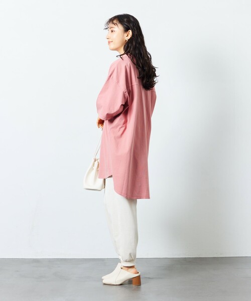 FREAK'S STORE（フリークスストア）の「【限定展開】PENNEYS×FREAK'S STORE/ペニーズ　別注 ピグメント フットボールTシャツ/ロゴT（Tシャツ/カットソー・レディース・ピンク/ブラック/グレー/ベージュ/オフホワイト・ﾌﾘ-）」の7枚目の写真