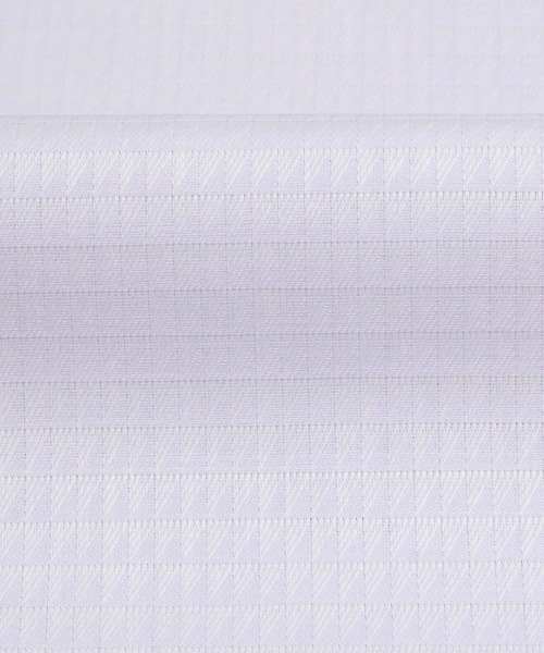 TOKYO SHIRTS（トウキョウシャツ）の「形態安定ノーアイロン ボタンダウン 長袖ビジネスワイシャツ（ビジネスシャツ・メンズ・ライトパープル・首回り37cm-裄丈80cm/首回り37cm-裄丈84cm/首回り39cm-裄丈80cm/首回り39cm-裄丈84cm/首回り41cm-裄丈82cm/首回り41cm-裄丈86cm/首回り42cm-裄丈82cm/首回り42cm-裄丈86cm/首回り43cm-裄丈82cm/首回り43cm-裄丈86cm）」の4枚目の写真