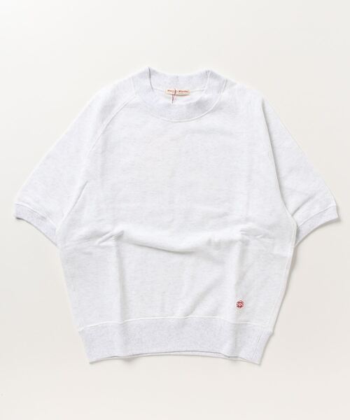 Vincent et Mireille（バンソンエミレイユ）の「クルーネックS/S（Tシャツ/カットソー・レディース・ライトグレー系/オートミール/ブラック/グレー系・36）」の2枚目の写真