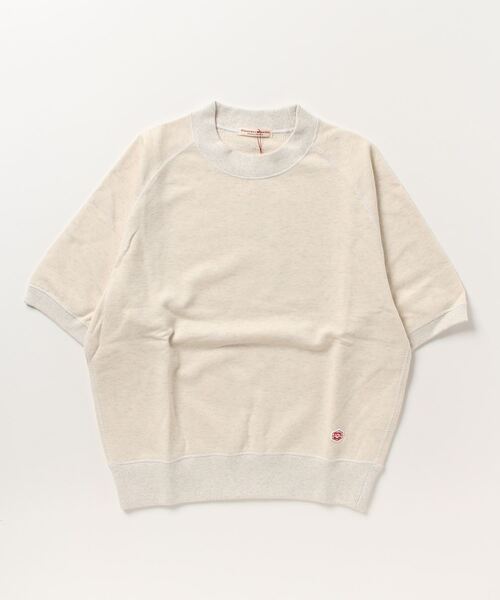 Vincent et Mireille（バンソンエミレイユ）の「クルーネックS/S（Tシャツ/カットソー・レディース・ライトグレー系/オートミール/ブラック/グレー系・36）」の4枚目の写真