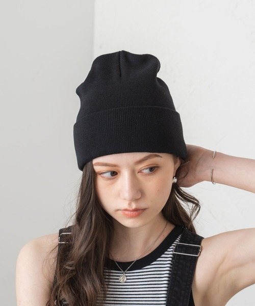 WEGO(ウィゴー)の「WEGO/カラービーニー(ニットキャップ/ビーニー・メンズ・ブラック/ブルー/ブラウン/オフホワイト・FREE)」の11枚目の写真