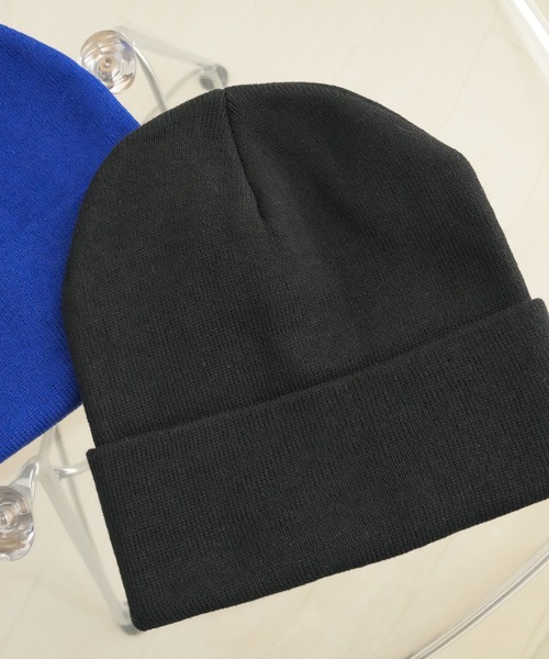 WEGO(ウィゴー)の「WEGO/カラービーニー(ニットキャップ/ビーニー・メンズ・ブラック/ブルー/ブラウン/オフホワイト・FREE)」の5枚目の写真