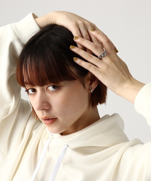 tk.TAKEO KIKUCHI（ティーケータケオキクチ）の「◆チェーンリング（リング・レディース・シルバー/ゴールド/シルバー系/シルバー系2/ブラック系1/シルバー系1・13/17）」の12枚目の写真