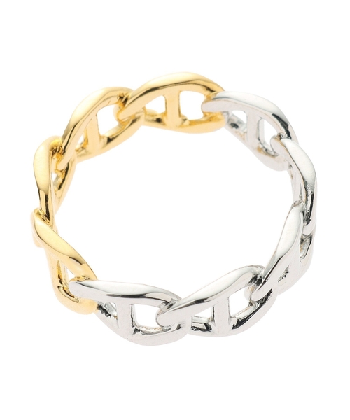 tk.TAKEO KIKUCHI（ティーケータケオキクチ）の「◆チェーンリング（リング・レディース・シルバー/ゴールド/シルバー系/シルバー系2/ブラック系1/シルバー系1・13/17）」の13枚目の写真