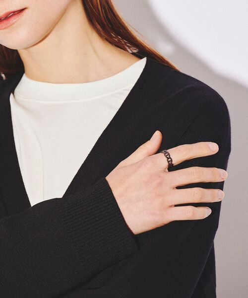 tk.TAKEO KIKUCHI（ティーケータケオキクチ）の「◆チェーンリング（リング・レディース・シルバー/ゴールド/シルバー系/シルバー系2/ブラック系1/シルバー系1・13/17）」の15枚目の写真