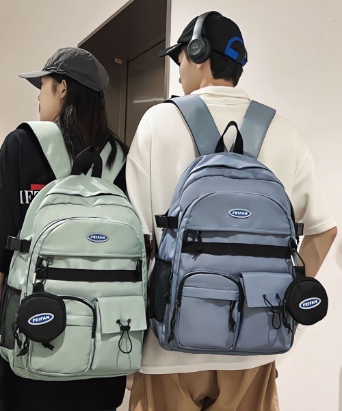 mushwear(マッシュウェア)の「FEIFANリュック(バックパック/リュック・メンズ・ブルー/ブラック/ホワイト/グリーン・FREE)」の4枚目の写真