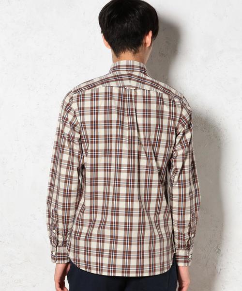 green label relaxing（グリーンレーベルリラクシング）の「STDM GLR PPLN シャツ◆（シャツ/ブラウス・メンズ・ブラウン/レッド/ケリー・LARGE/MEDIUM/SMALL/X-LARGE）」の15枚目の写真