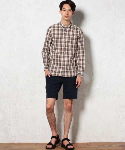 green label relaxing（グリーンレーベルリラクシング）の「STDM GLR PPLN シャツ◆（シャツ/ブラウス・メンズ・ブラウン/レッド/ケリー・LARGE/MEDIUM/SMALL/X-LARGE）」の11枚目の写真