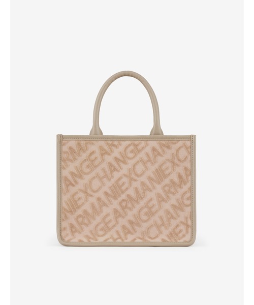 ARMANI EXCHANGE（アルマーニエクスチェンジ）の「【A|X アルマーニ エクスチェンジ】オールオーバーロゴ　ボックスミニハンドバッグ（ハンドバッグ・レディース・ブラック/ベージュ/サックスブルー・FREE）」の5枚目の写真