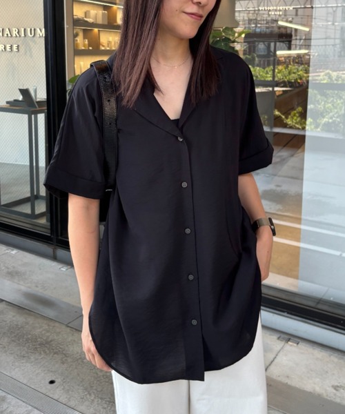 最安値！タグ付き新品　今期　アパートバイローリーズ　シアーカイキンBIGシャツ A part by｜【洗える】シアーカイキンBIGシャツ | Rakuten
