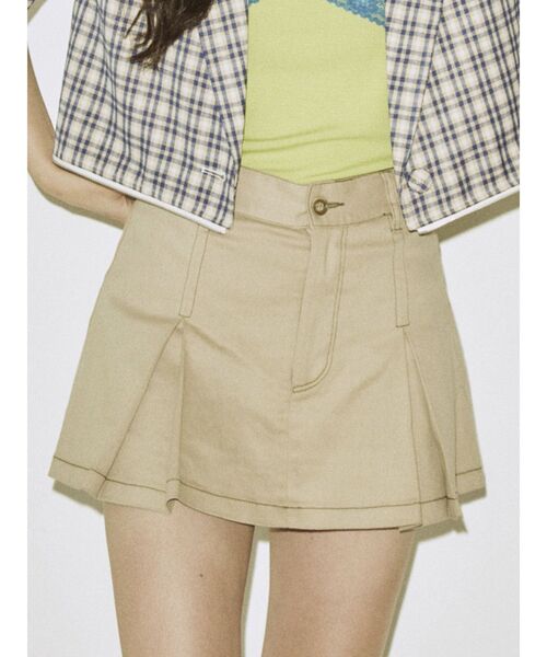 jouetie（ジュエティ）の「ベーシックタックスカパン（その他パンツ・レディース・ブラック/ベージュ/レッド・MEDIUM）」の3枚目の写真