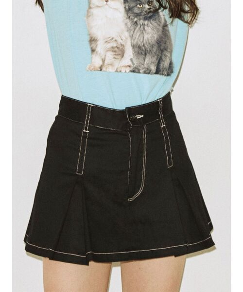 jouetie（ジュエティ）の「ベーシックタックスカパン（その他パンツ・レディース・ブラック/ベージュ/レッド・MEDIUM）」の2枚目の写真