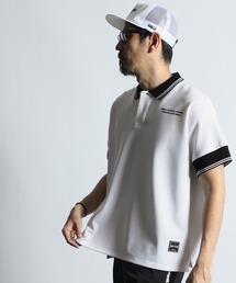 The DUFFER of ST.GEORGE | 〔BLACK LABEL〕"A-PACK" LOOSE POLO ：モノトーン オーバーサイズ ポロシャツ(ポロシャツ)