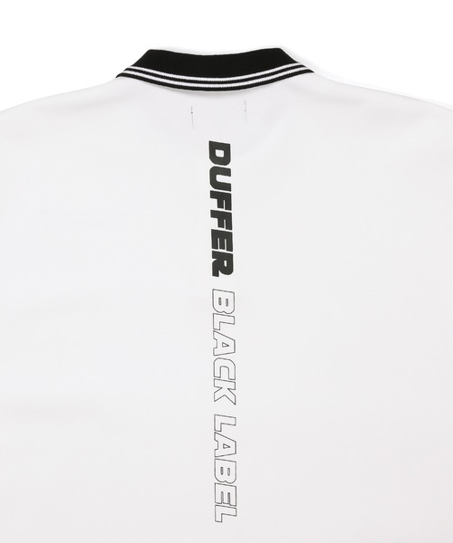 The DUFFER of ST.GEORGE（ザダファーオブセントジョージ）の「〔BLACK LABEL〕"A-PACK" LOOSE POLO ：モノトーン オーバーサイズ ポロシャツ（ポロシャツ・メンズ・ホワイト/ブラック・LARGE/MEDIUM）」の12枚目の写真
