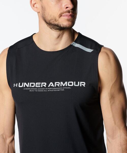 UNDER ARMOUR（アンダーアーマー）の「UAアイソチル スリーブレスTシャツ 〈グラフィック〉（トレーニング/メンズ）（タンクトップ・メンズ・ブラック・S/XL/L/XXL/M/3XL）」の5枚目の写真