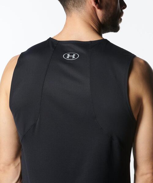 UNDER ARMOUR（アンダーアーマー）の「UAアイソチル スリーブレスTシャツ 〈グラフィック〉（トレーニング/メンズ）（タンクトップ・メンズ・ブラック・S/XL/L/XXL/M/3XL）」の3枚目の写真
