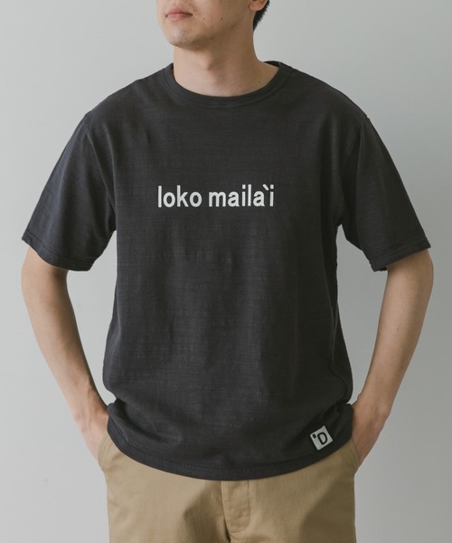 URBAN RESEARCH DOORS（アーバンリサーチドアーズ）の「melelana 半袖T-shirts（Tシャツ/カットソー・メンズ・ホワイト/ブルー/チャコールグレー・LARGE/MEDIUM）」の3枚目の写真