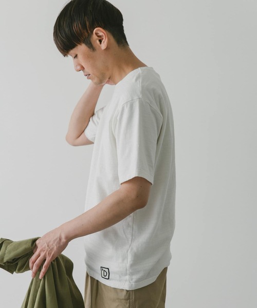 URBAN RESEARCH DOORS（アーバンリサーチドアーズ）の「melelana 半袖T-shirts（Tシャツ/カットソー・メンズ・ホワイト/ブルー/チャコールグレー・LARGE/MEDIUM）」の4枚目の写真