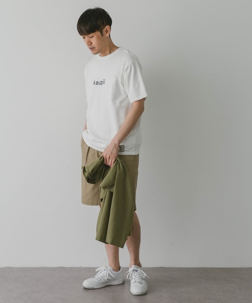URBAN RESEARCH DOORS（アーバンリサーチドアーズ）の「melelana 半袖T-shirts（Tシャツ/カットソー・メンズ・ホワイト/ブルー/チャコールグレー・LARGE/MEDIUM）」の5枚目の写真