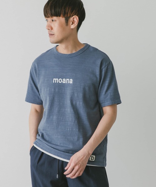 URBAN RESEARCH DOORS（アーバンリサーチドアーズ）の「melelana 半袖T-shirts（Tシャツ/カットソー・メンズ・ホワイト/ブルー/チャコールグレー・LARGE/MEDIUM）」の7枚目の写真