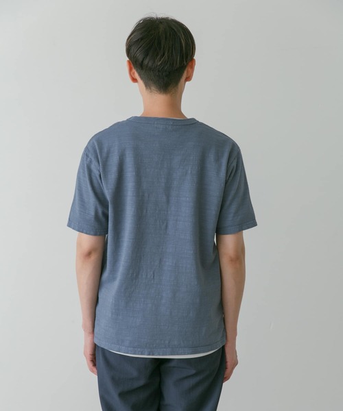 URBAN RESEARCH DOORS（アーバンリサーチドアーズ）の「melelana 半袖T-shirts（Tシャツ/カットソー・メンズ・ホワイト/ブルー/チャコールグレー・LARGE/MEDIUM）」の16枚目の写真
