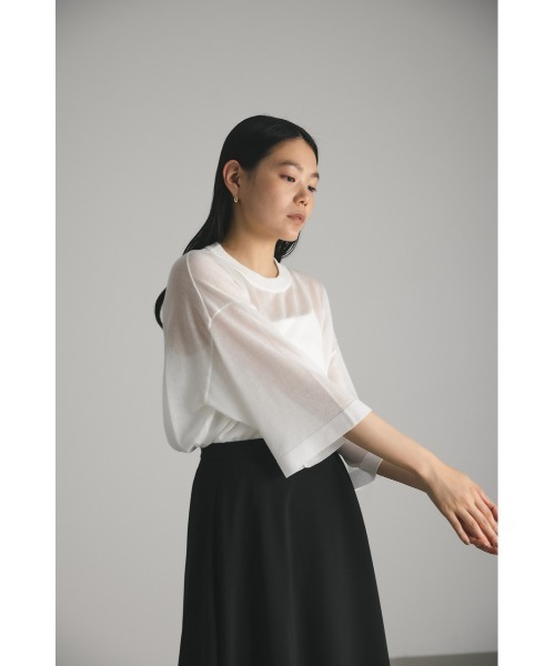 STYLEMIXER（スタイルミキサー）の「シアーニットルーズT（T