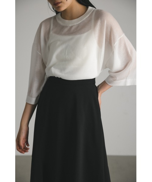 STYLEMIXER（スタイルミキサー）の「シアーニットルーズT（T