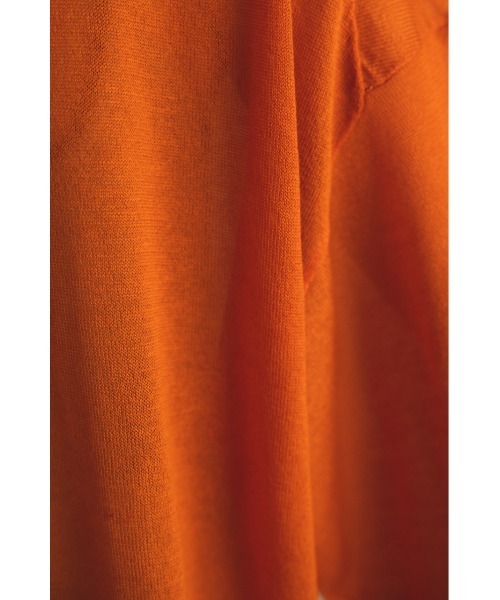 STYLEMIXER（スタイルミキサー）の「シアーニットルーズT（Tシャツ/カットソー・レディース・オレンジ/ブラック/サックスブルー/ホワイト・FREE）」の5枚目の写真