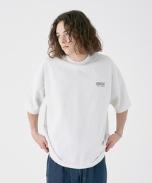 CRAFT STANDARD BOUTIQUE | リサイクル20/2ボーダー天竺ロゴ刺繍S/STEE(Tシャツ/カットソー)