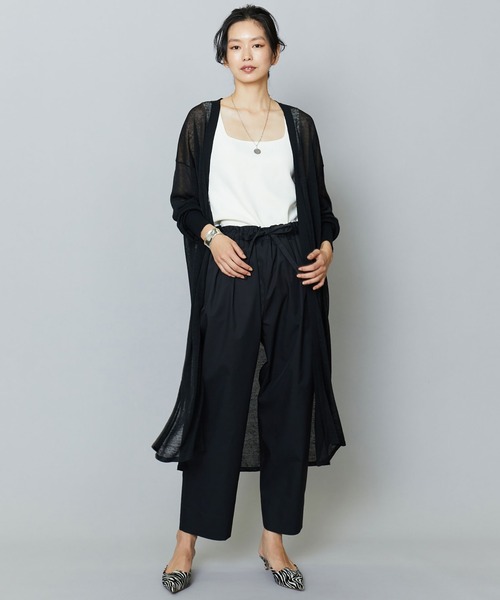 1er Arrondissement(プルミエアロンディスモン)の「コットンポリテーパードパンツ(その他パンツ・レディース・ブラック/カーキ・36/38)」の9枚目の写真