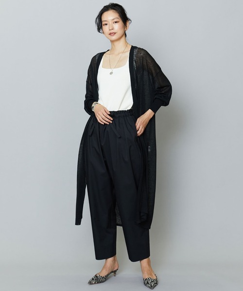 1er Arrondissement(プルミエアロンディスモン)の「コットンポリテーパードパンツ(その他パンツ・レディース・ブラック/カーキ・36/38)」の10枚目の写真