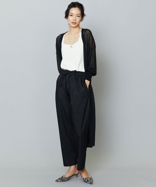 1er Arrondissement(プルミエアロンディスモン)の「コットンポリテーパードパンツ(その他パンツ・レディース・ブラック/カーキ・36/38)」の12枚目の写真