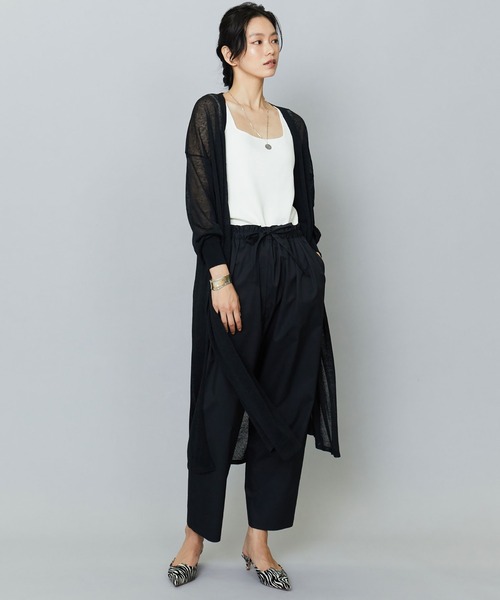 1er Arrondissement(プルミエアロンディスモン)の「コットンポリテーパードパンツ(その他パンツ・レディース・ブラック/カーキ・36/38)」の11枚目の写真
