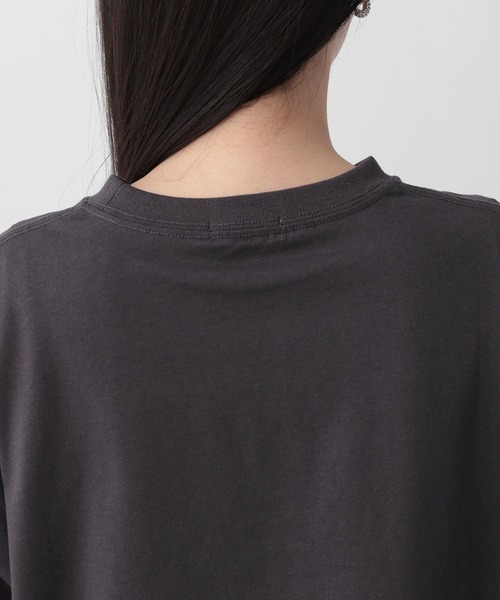 LOWRYS FARM（ローリーズファーム）の「ショートロゴＴシャツＳＳ　904396（Tシャツ/カットソー・レディース・イエロー/ホワイト/オフホワイト/グレー/その他1/ブルー系その他/ホワイト×グレー・FREE）」の20枚目の写真