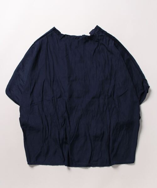 LAUTRE COTE（ロウトレコウト）の「シアーオーバーシャツ（シャツ/ブラウス・レディース・ネイビー/ブラック・MEDIUM/LARGE）」の4枚目の写真
