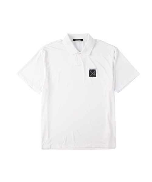 TANGRAM（タングラム）の「ONE SNAP POLO SHORT SLEEVE（ポロシャツ・メンズ・ブラック/ホワイト・S/XS）」の4枚目の写真