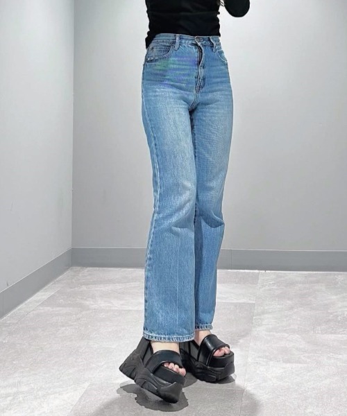 R&E(アールアンドイー)の「【R&E】厚底ラバーストラップサンダル(サンダル・レディース・ブラック/アイボリー・S/M/L/LL)」の16枚目の写真