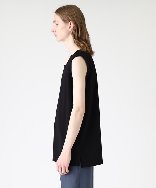 tk.TAKEO KIKUCHI(ティーケータケオキクチ)の「◆ロングタンクトップ(タンクトップ・メンズ・ブラック/ホワイト・02/03)」の5枚目の写真