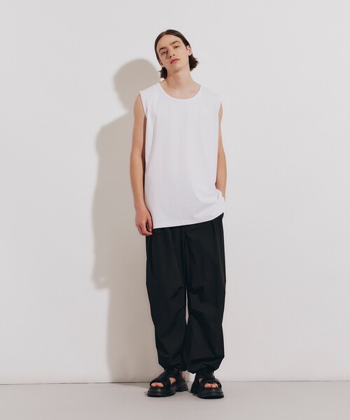 tk.TAKEO KIKUCHI(ティーケータケオキクチ)の「◆ロングタンクトップ(タンクトップ・メンズ・ブラック/ホワイト・02/03)」の18枚目の写真