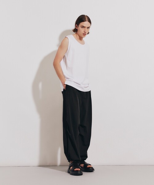 tk.TAKEO KIKUCHI(ティーケータケオキクチ)の「◆ロングタンクトップ(タンクトップ・メンズ・ブラック/ホワイト・02/03)」の19枚目の写真