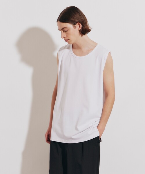 tk.TAKEO KIKUCHI(ティーケータケオキクチ)の「◆ロングタンクトップ(タンクトップ・メンズ・ブラック/ホワイト・02/03)」の20枚目の写真