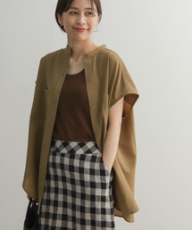 URBAN RESEARCH DOORS | 『セットアップ対応』『UR TECH DRYLUXE』フレンチスリーブシャツ(シャツ/ブラウス)