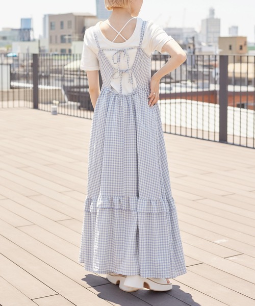 w closet(ダブルクローゼット)の「【カップ付き】アソートクルーネックプルオーバー(Tシャツ/カットソー・レディース・ブラック/ホワイト×ブラック/イエロー系その他/ブラウン系その他/オフホワイト・FREE)」の16枚目の写真