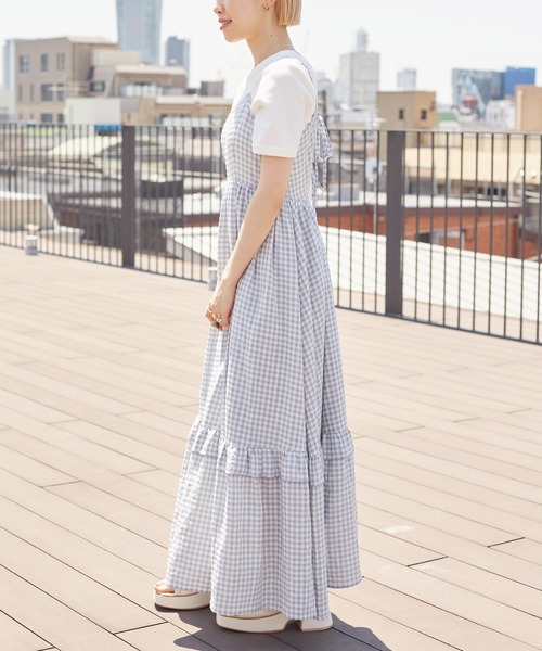 w closet(ダブルクローゼット)の「【カップ付き】アソートクルーネックプルオーバー(Tシャツ/カットソー・レディース・ブラック/ホワイト×ブラック/イエロー系その他/ブラウン系その他/オフホワイト・FREE)」の18枚目の写真